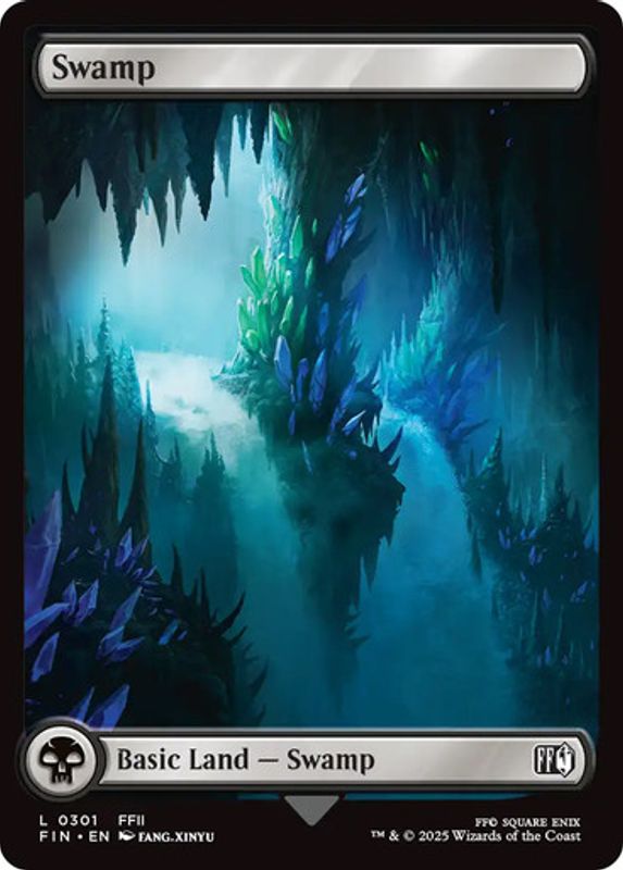 Swamp (#301) (Full Art) (Foil)